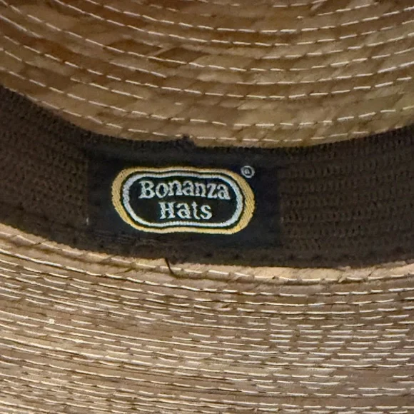 Stylish Tan Straw Hat with Rhinestone Band - Picture 4 of 6